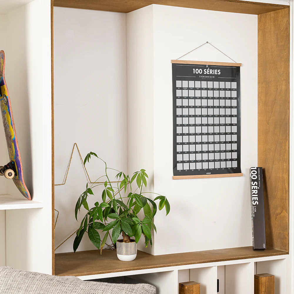 Poster à Gratter - 100 Séries à Voir dans sa Vie