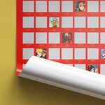 Poster à Gratter - 100 Animés Cultes à Voir dans sa Vie