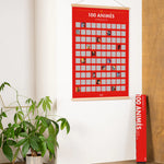 Poster à Gratter - 100 Animés Cultes à Voir dans sa Vie