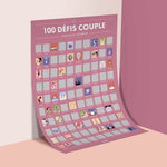 Poster à Gratter - 100 Défis Couple à Faire en Amoureux