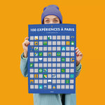 Poster à Gratter - 100 Expériences Incontournables à Vivre à Paris