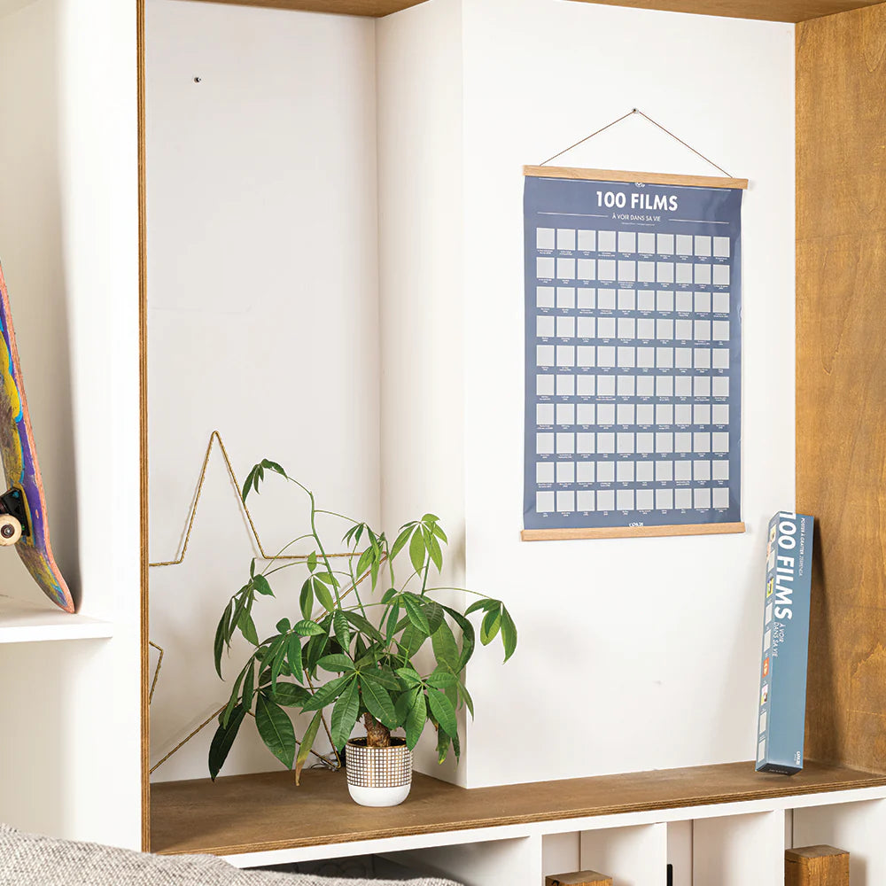 Poster à Gratter - 100 Films Cultes à Voir dans sa Vie