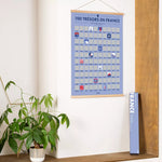 Poster à Gratter - 100 Trésors de France à Découvrir