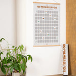 Poster à Gratter - 100 Premières Fois de Bébé à Gratter