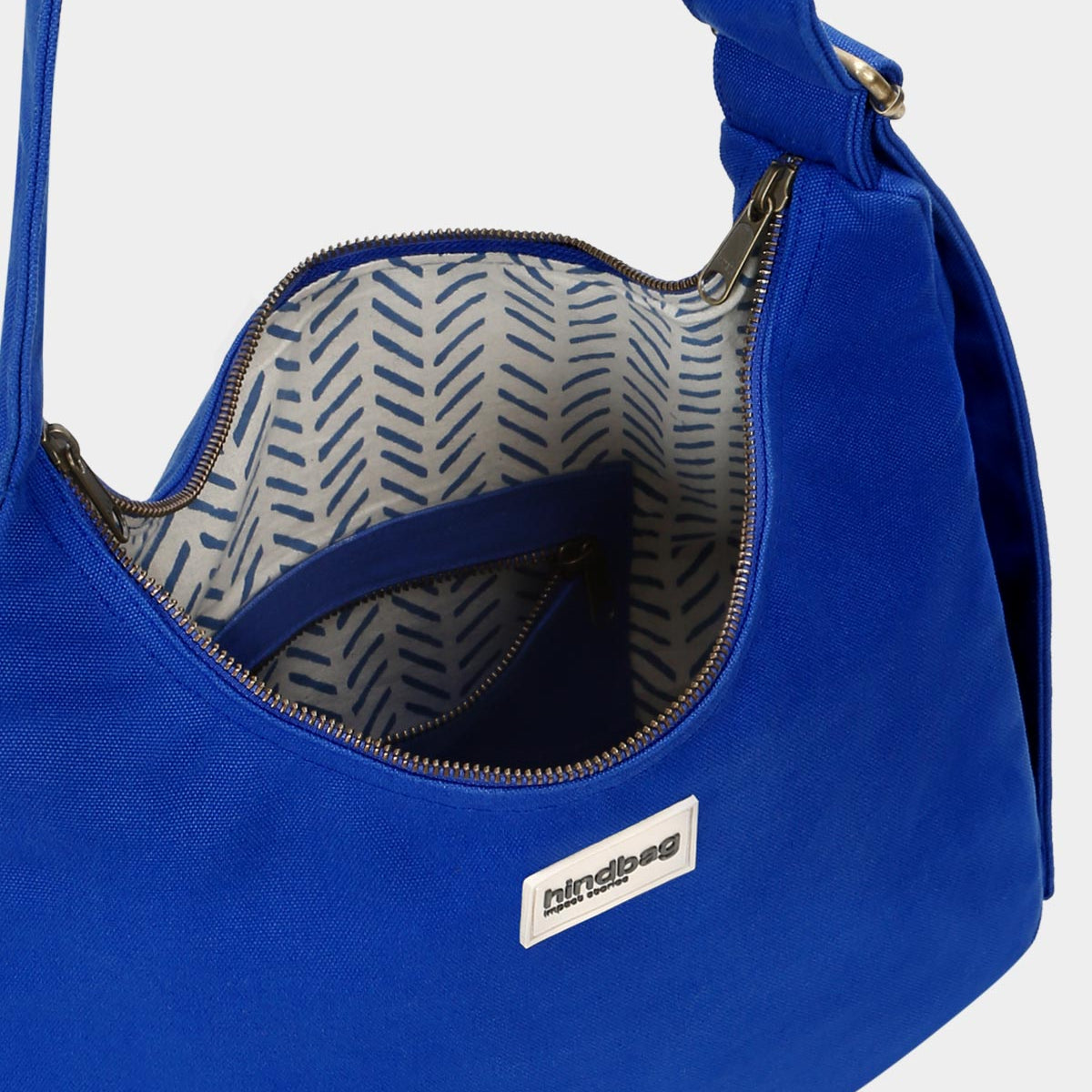 Sac hobo Claire - Bleu Électrique