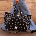 Sac week-end - Bandana noir
