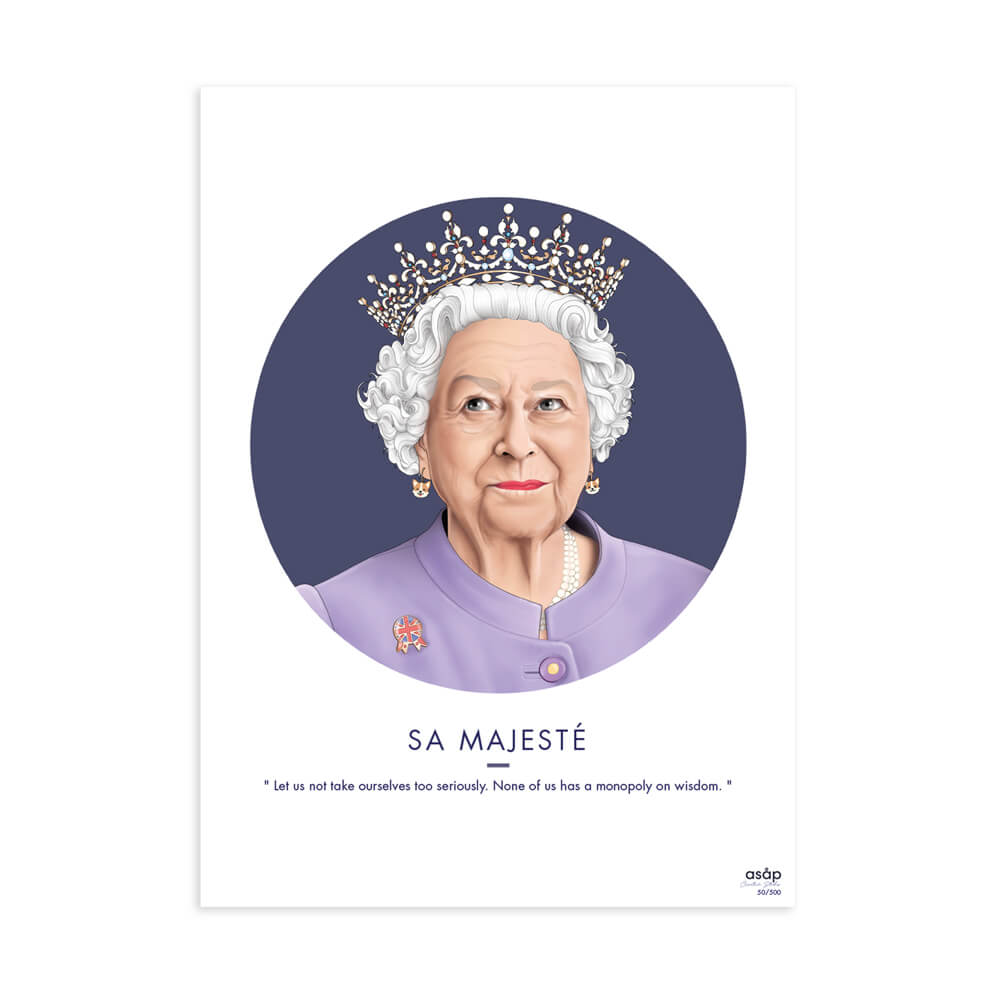 Affiche Sa Majesté - A3