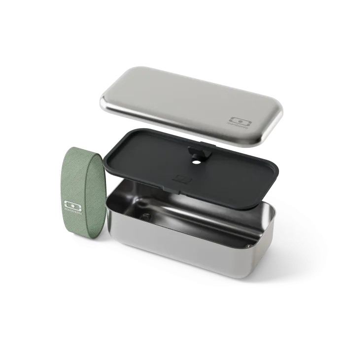 Lunch Box Métal - Vert Natural