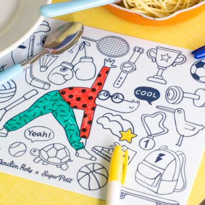 Mini coloriage effaçable et réutilisable - Les Loufoques