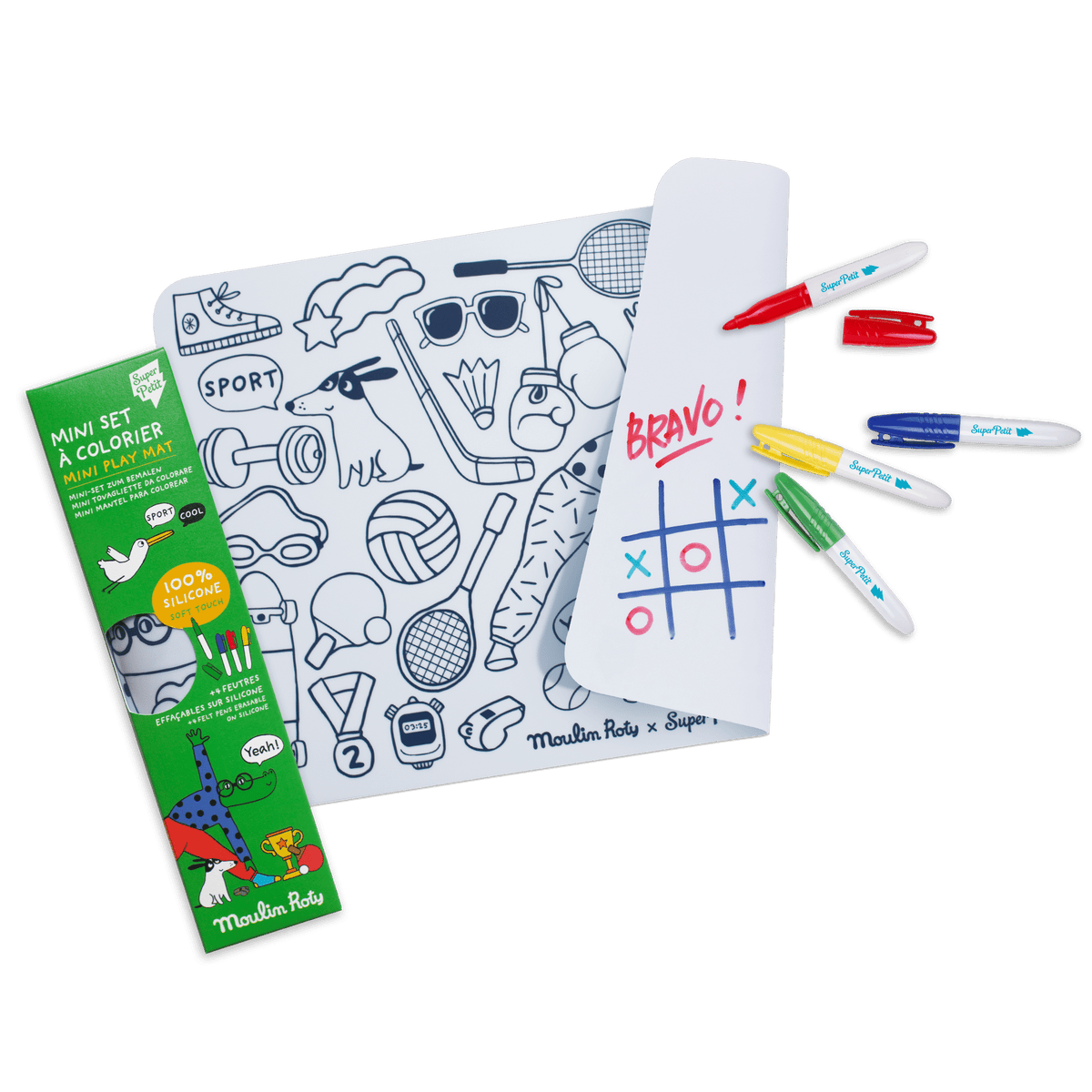 Mini coloriage effaçable et réutilisable - Les Loufoques