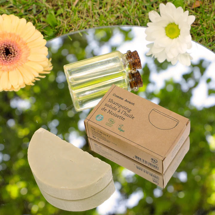 Shampoing solide cheveux normaux à l'huile de Noisette