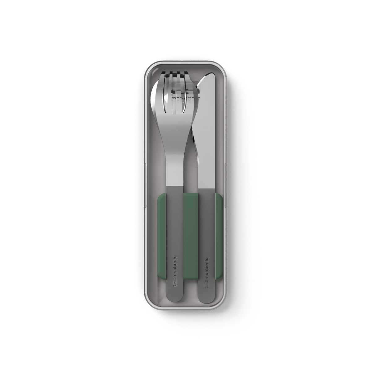 Couverts Lunch Box - Vert Naturel