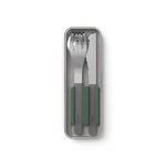 Couverts Lunch Box - Vert Naturel