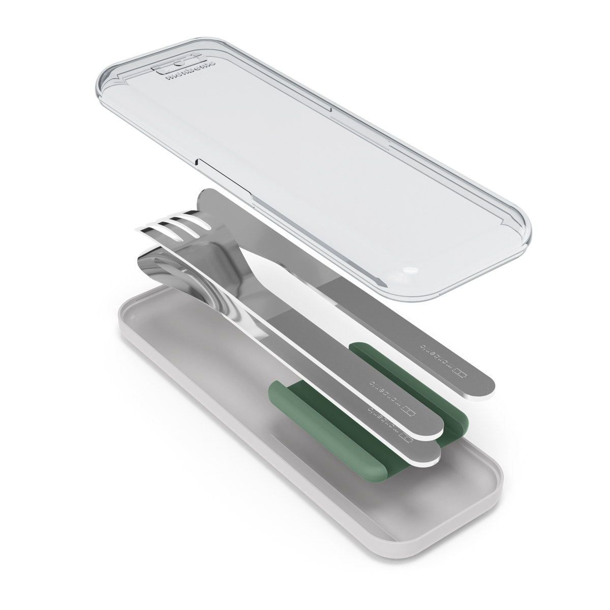 Couverts Lunch Box - Vert Naturel