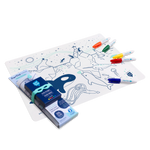 Coloriage effaçable et réutilisable - Sur la banquise