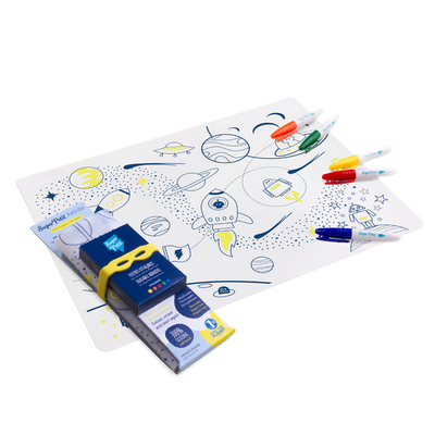 Coloriage effaçable et réutilisable espace