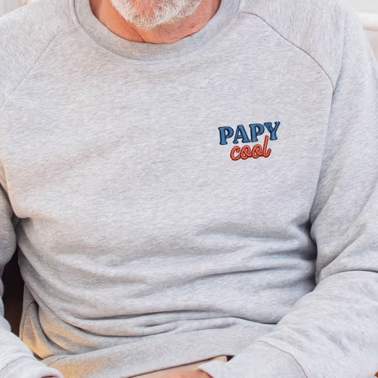 Sweatshirt homme papy cool