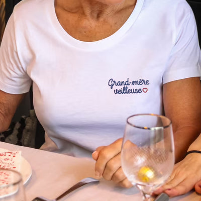 T-shirt femme grand mere veilleuse