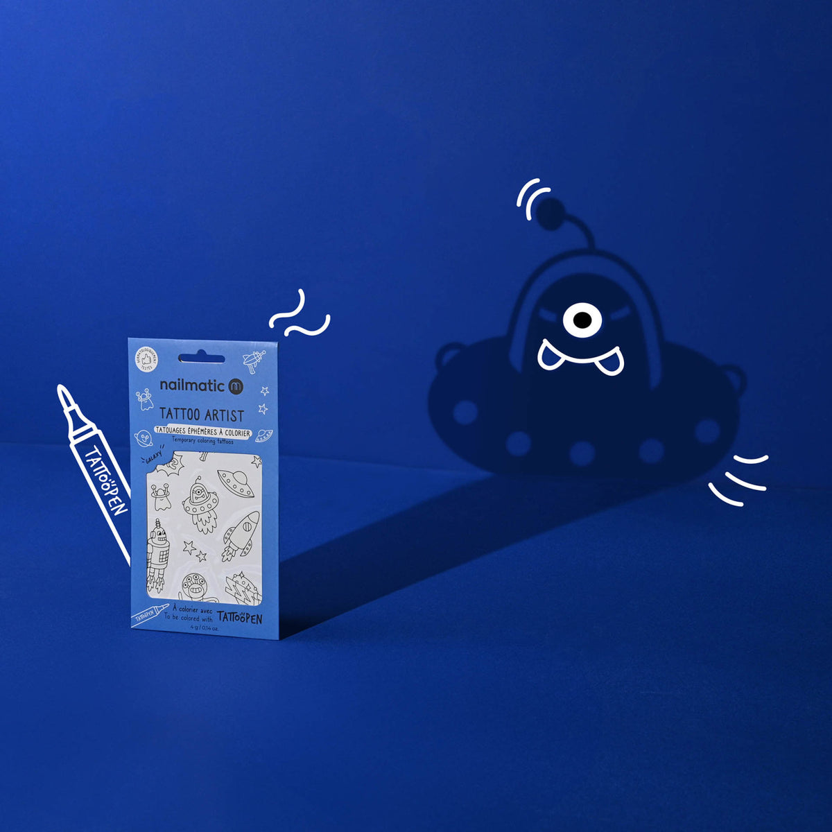 Planche de Tattoo à Colorier - Galaxy