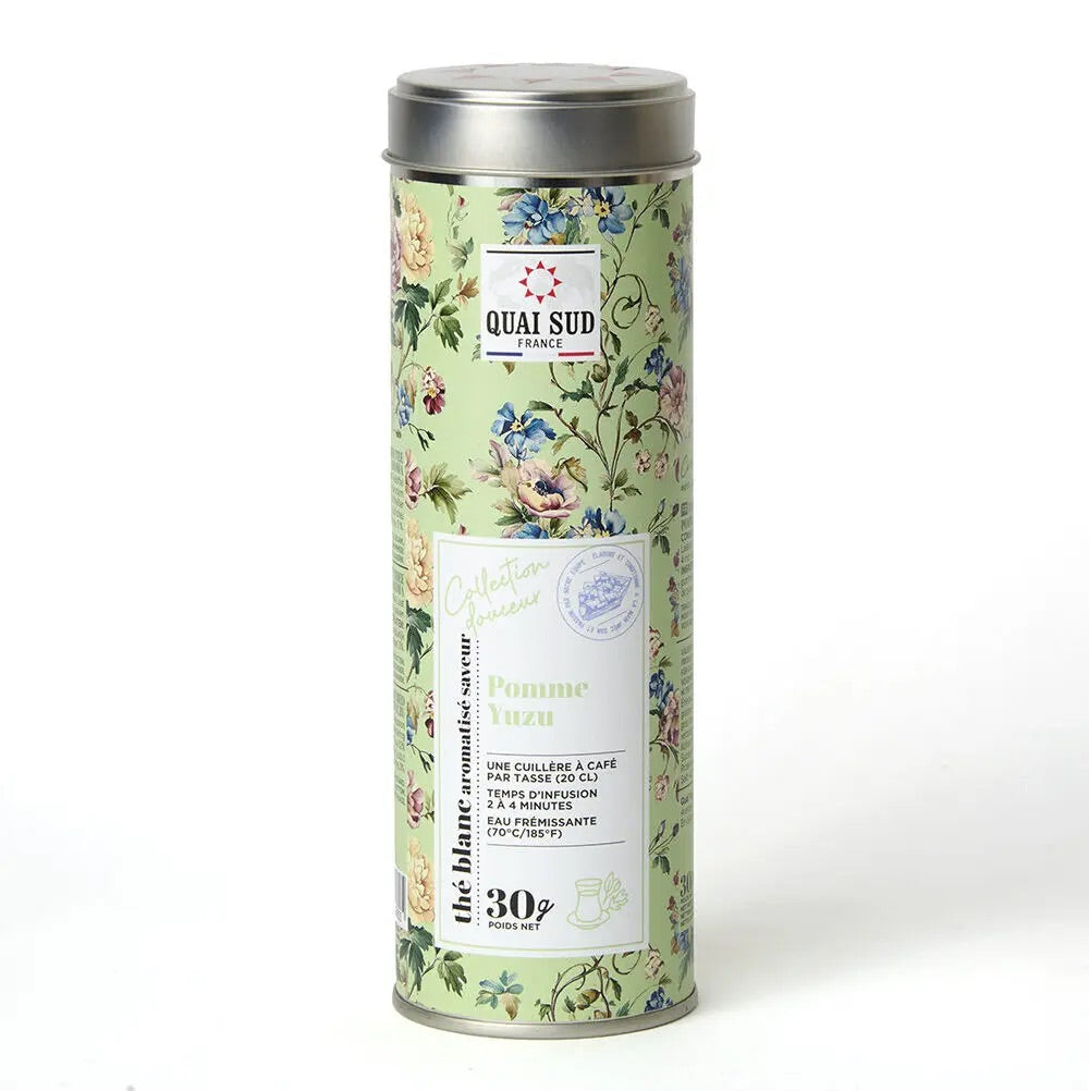 Thé Blanc - Pomme Yuzu - Boîte Ronde 30g