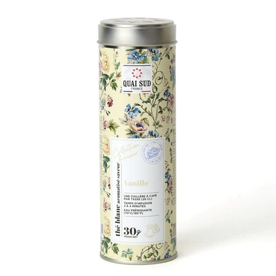 Thé Blanc - Vanille - Boîte Ronde 30g