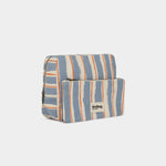 Trousse de Toilette Alix - Rayures Larges Bleu