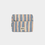 Trousse de Toilette Alix - Rayures Larges Bleu