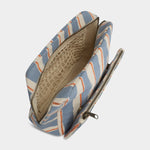 Trousse de Toilette Alix - Rayures Larges Bleu