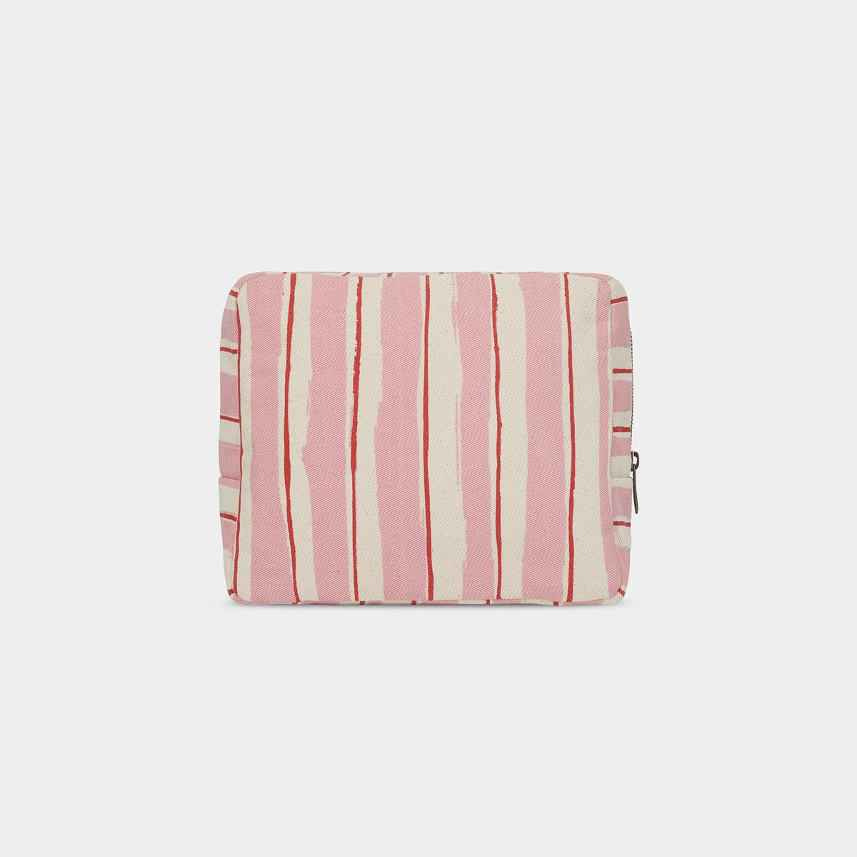 Trousse de Toilette Alix - Rayures Larges Rose