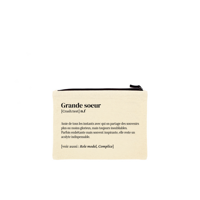 Trousse définition - Grande soeur