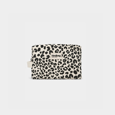 Trousse de toilette Léon - Léopard Écru