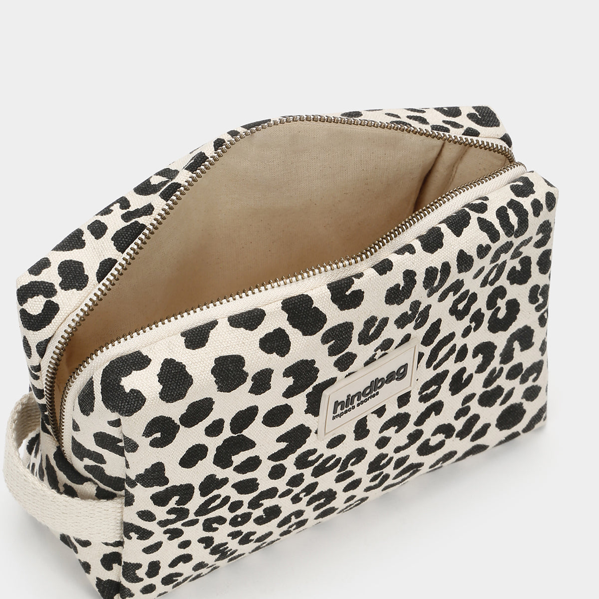 Trousse de toilette Léon - Léopard Écru