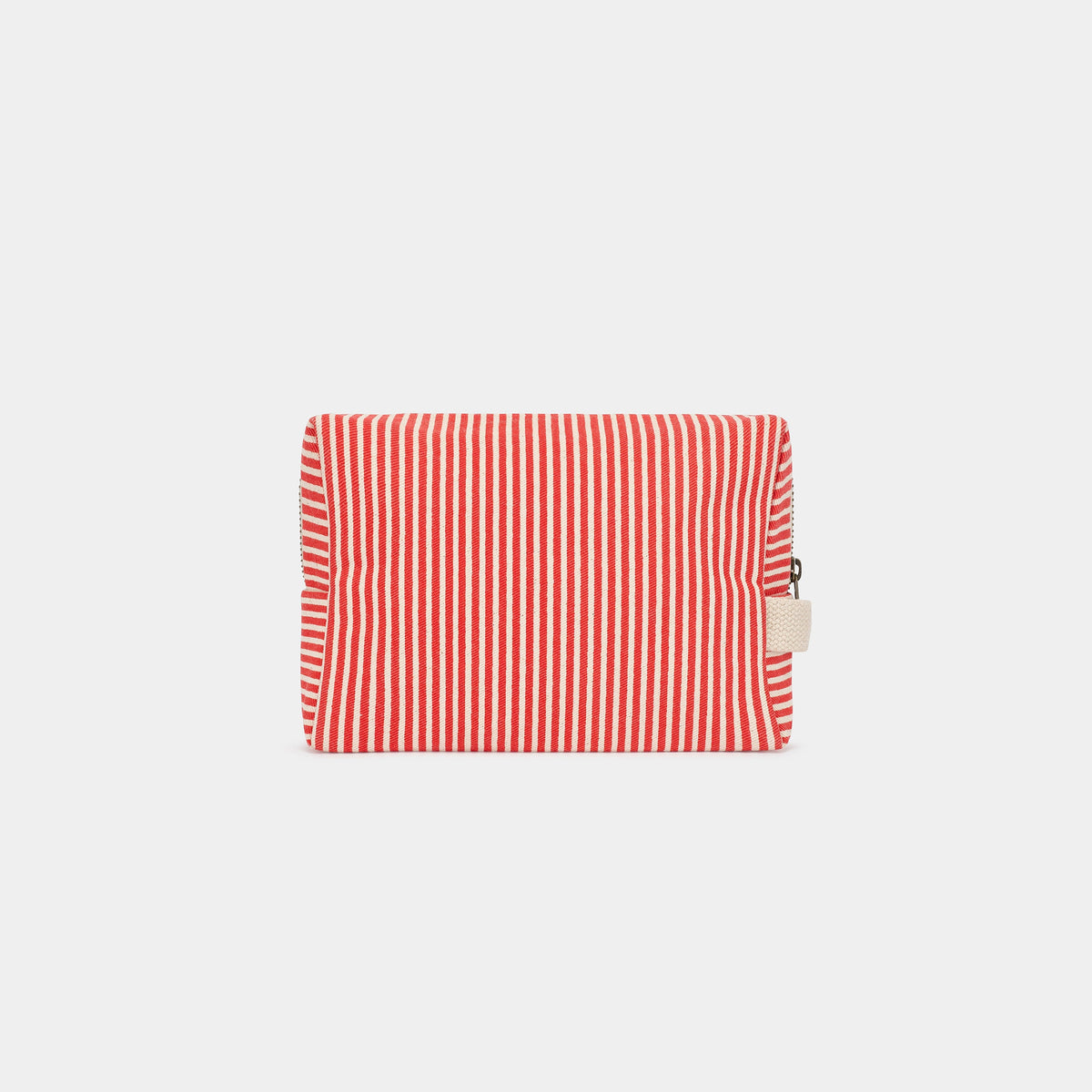 Trousse de Toilette Léon - Rayures Fines Rouge