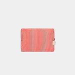 Trousse de Toilette Léon - Rayures Fines Rouge