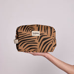 Trousse de Toilette Léon - Tigre Cannelle