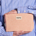 Trousse de Toilette Léon - Tressage Corail
