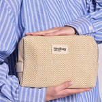 Trousse de Toilette Léon - Tressage Écru