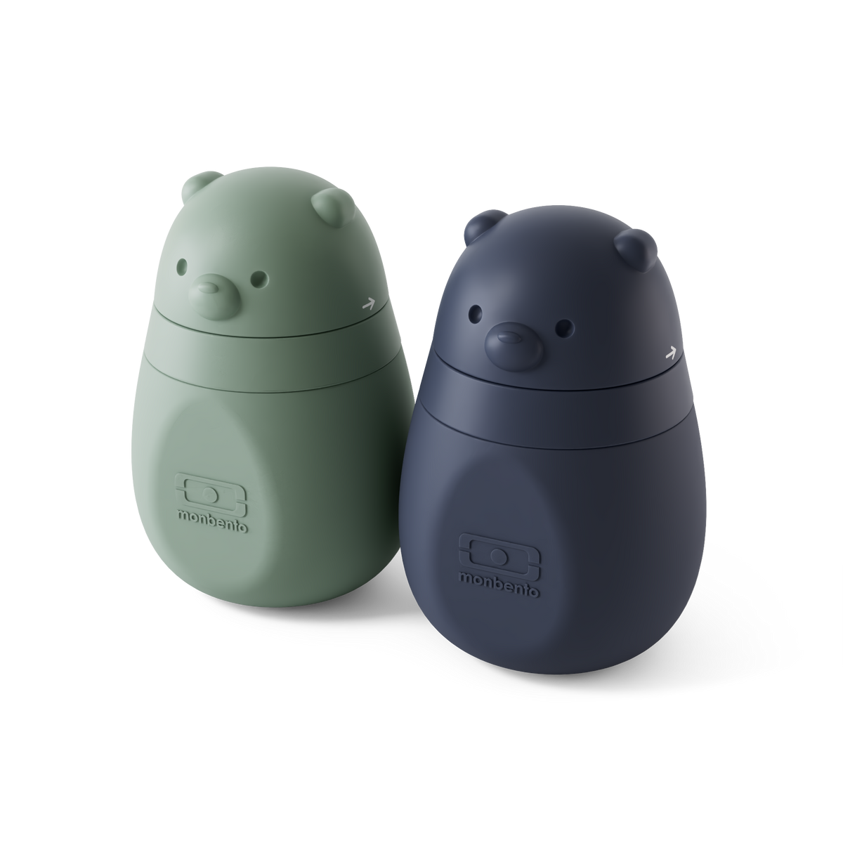 Duo Gourdes alimentaire Yummy  - Vert & Rose