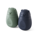 Duo Gourdes alimentaire Yummy  - Vert & Rose
