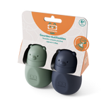 Duo Gourdes alimentaire Yummy  - Vert & Rose